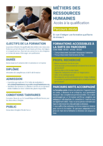 métiers des ressources humaines - parcours pro