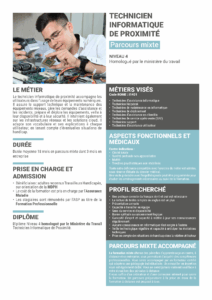 technicien informatique de proximité - miniature de la fiche parcours