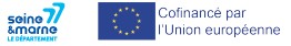 Logo du Département 77 et du FSE